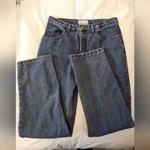 90's High Waist Straight Leg Denim Jeans, Evan-Picone, Size 10